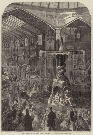 The Exhibition of Arts and Industry at Stockholm (engraving)