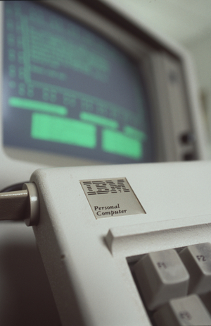 IBM 'PC 5150', first PC, personal computer success story, 2001 (photo)