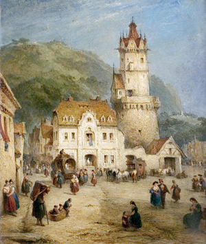Andernach, Prussia, 1863 (oil on canvas)