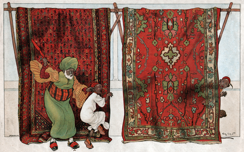 Tapis d'Orient. c.1920 (gravure)