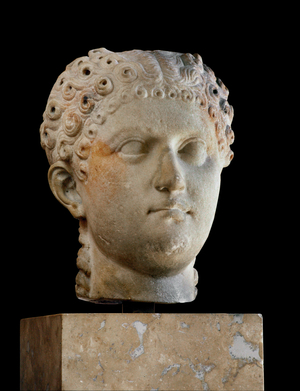 Portrait of Empress Agrippina Minor around 44 BCE …