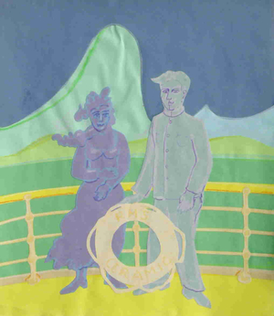 Rio de Janeiro, Plate 25 from 'A Boy at Sea' (gouache on paper)