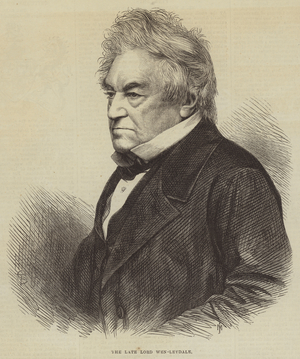 The late Lord Wen-Leydale (engraving)