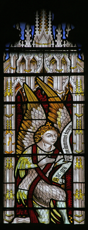 Angel of the Annunciation (stained glass)