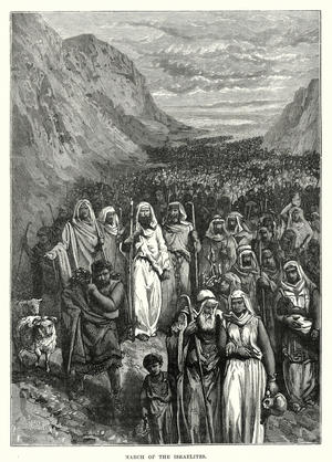 March of the Israelites (engraving)