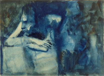 The Brooding Woman (recto), 1904 (w/c on paper)