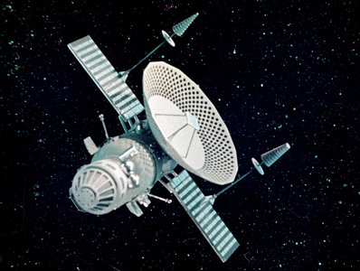 Soviet Space Probe Venera 5 or 6 Launched in January 1969, this is a Still from the Film 'The Storming of Venus', Produced by E, Kuzis at the Tsentrnauchfilm Central Scientific Film Studio, Released on May 17, 1969.