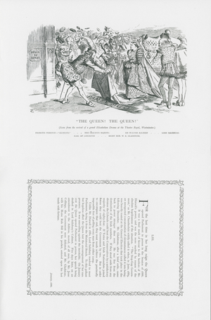 Reign of Victoria: "The Queen! The Queen!" (engraving)