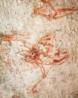 Sinopia showing a devil, Trionfo della Morte, fresco … (fresco)