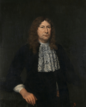 Portrait of Johannes Camphuys, 1685 (oil on panel)