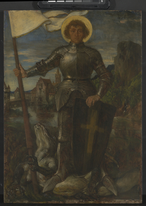 St. George (oil on panel)