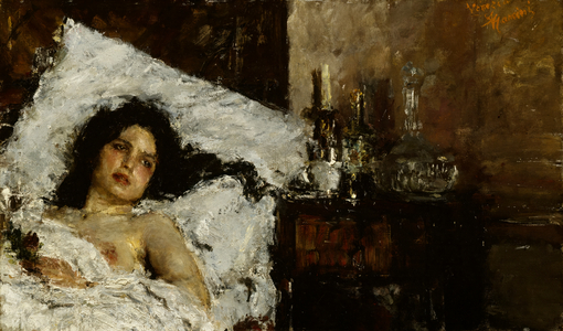 Resting, c.1887 (oil on canvas)