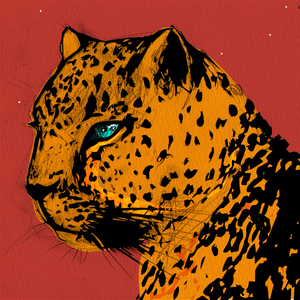 Mara Leopard, 2021, (mixed media)