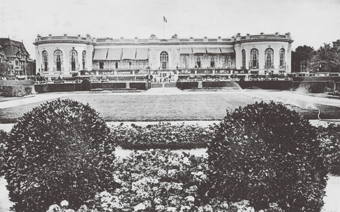 Deauville: Le Casino et les Jardins (b/w photo)