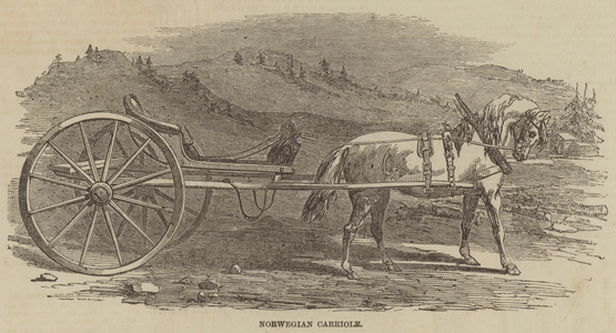 Norwegian Carriole (engraving)