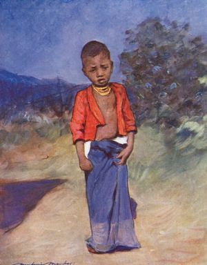 World’s Children: Burmese, The Red Jacket (colour litho)