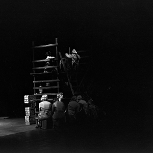 Rise and Fall of the City of Mahagonny, opera by Kurt Will, representation at Staatsoper Hamburg 1962, Germany 1960s