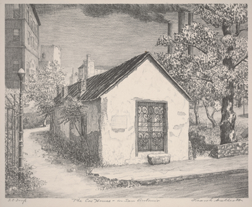 The Cos House in San Antonio, c.1935-1938 (lithograph)