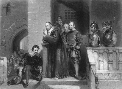 Strafford's Farewell, 1641 print made by S. Bull, 1844 (engraving)