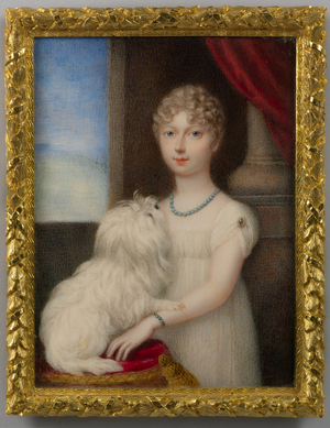 Princess Charlotte, 1807 (w/c on ivory)