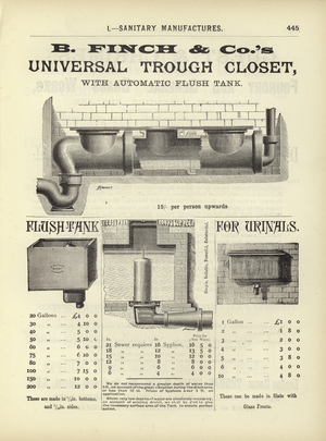 Page from The Architect's, Surveyor's and Engineer's Compendium 1892 (engraving)