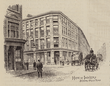 Home of Industry Bethnal Green Road (engraving)