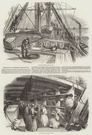 Emigration of Distressed Needlewomen (engraving)