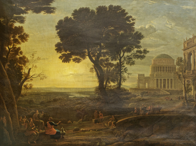 Procession to the Temple of Apollo at Delos (after Claude Lorrain)