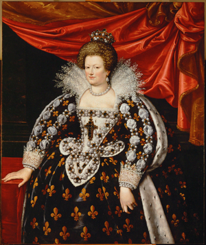 Maria de' Medici, Queen of France (painting on canvas)