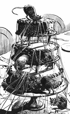 Illustration for Great Expectations by Charles Dickens (pen and ink)