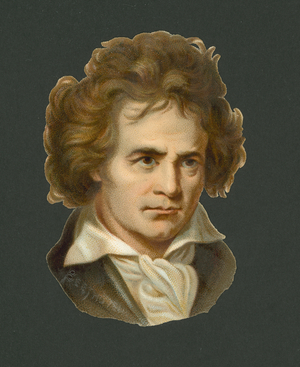 Ludwig van Beethoven (chromolitho)
