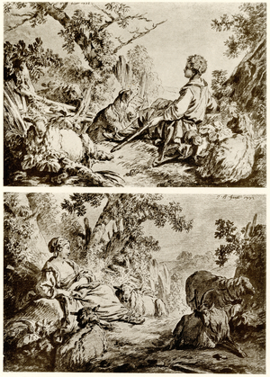 Shepherd and shepherdess