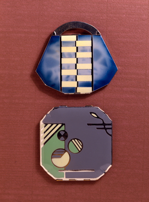 Powder compacts (enamel ware)