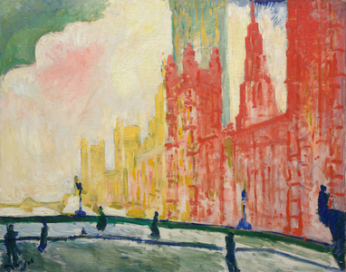 The Houses of Parliament from Westminster Bridge, 1906 (oil on canvas)
