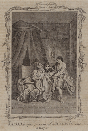 Jacob weeping over his Son Joseph's Coat (engraving)