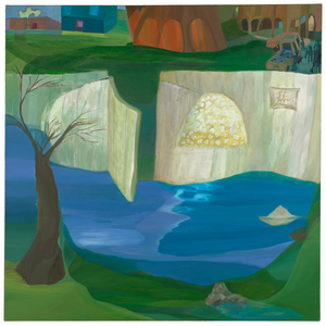 Gate to the Compound, 2006 (acrylic paint on canvas)