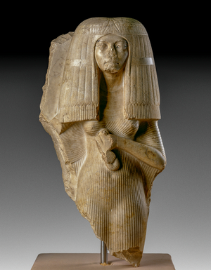 Wife of general Nakhtmin, site unknown, Cairo, Egypt XVIII Dynasty (sculpture)