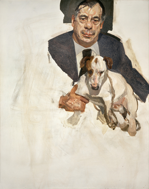 Guy and Speck, Fragment, 1981 (oil on canvas)