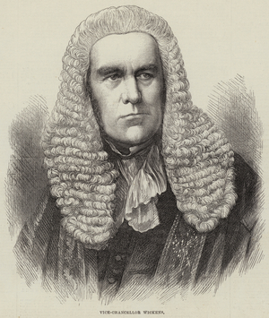 Vice-Chancellor Wickens (engraving)