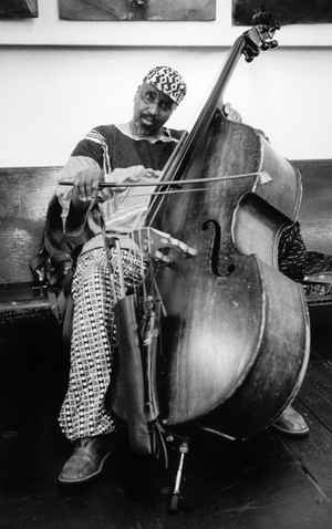 William Parker, New York City, 2008 (b/w photo)
