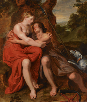 Venus and Adonis, 1629 (oil on panel)