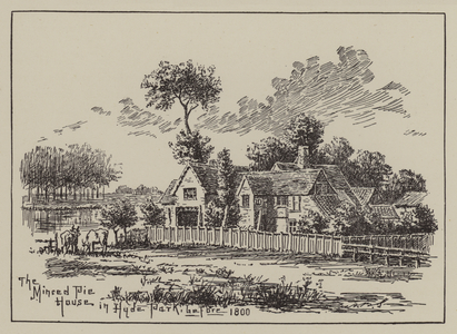 The Minced Pie House in Hyde Park, before 1800 (engraving)