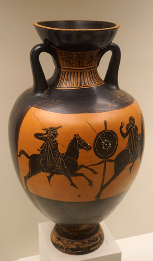 Prize-amponhora depicting an equestrian contest