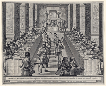 Disposition du Festin , from Lordre du Saint-Esprit, pub. 1634 (engraving)