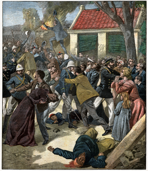 Boxer rebellion, 1900 (print)