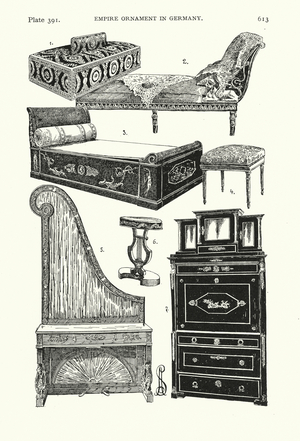 Empire ornament in Germany (litho)