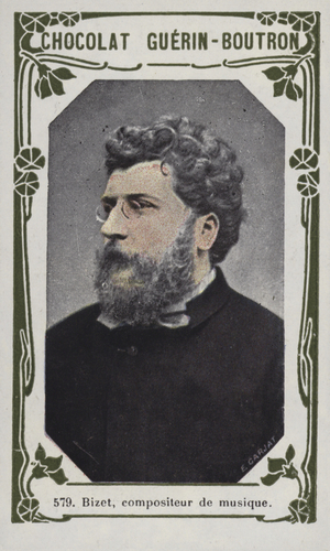 Bizet, compositeur de musique (coloured photo)