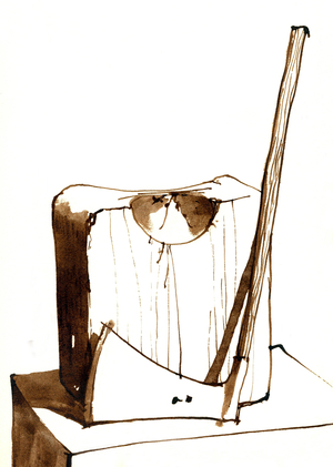 HeadsmanÕs Tools, Tower Museum, 1961 (drawing)