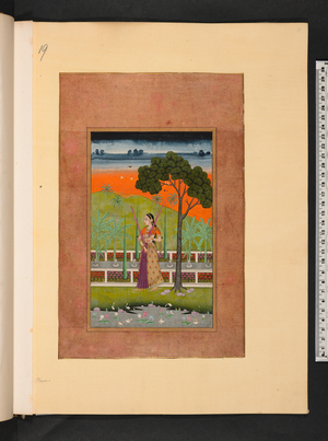 Hindi Rāgs, harem or zenānah scenes, 1610-1620 (painting)