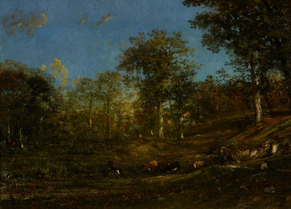 View of the Pastures of the Limousin, 1835 (oil on canvas)